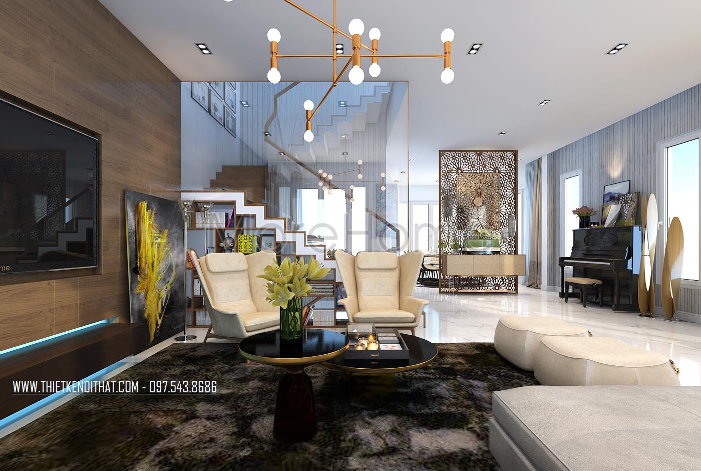 Tổng hợp các mẫu thiết kế nội thất biệt thự Vinhomes Riverside 